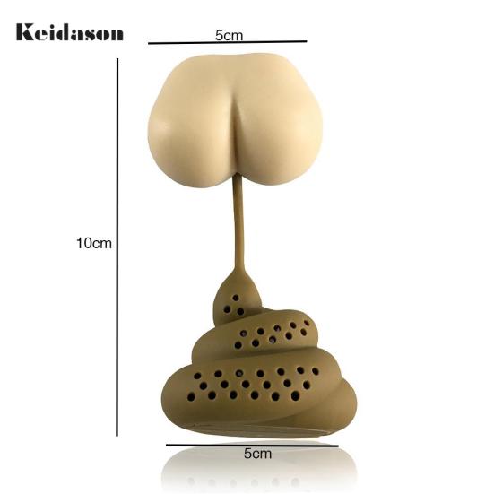 Фигурное чайное ситечко из силикона