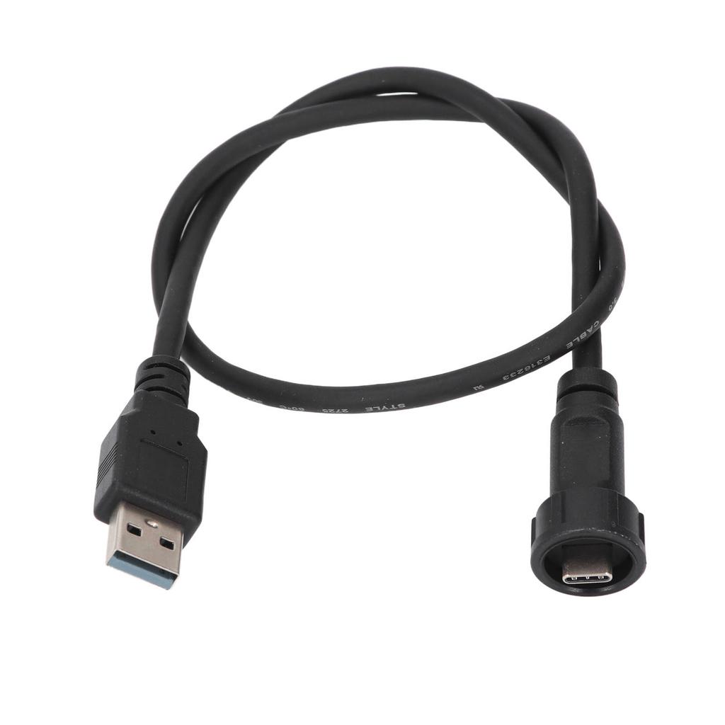 Водонепроницаемый соединительный кабель типа C с пряжкой «папа» на USB3.0 «папа», прямой удлинитель длиной 0,5 м
