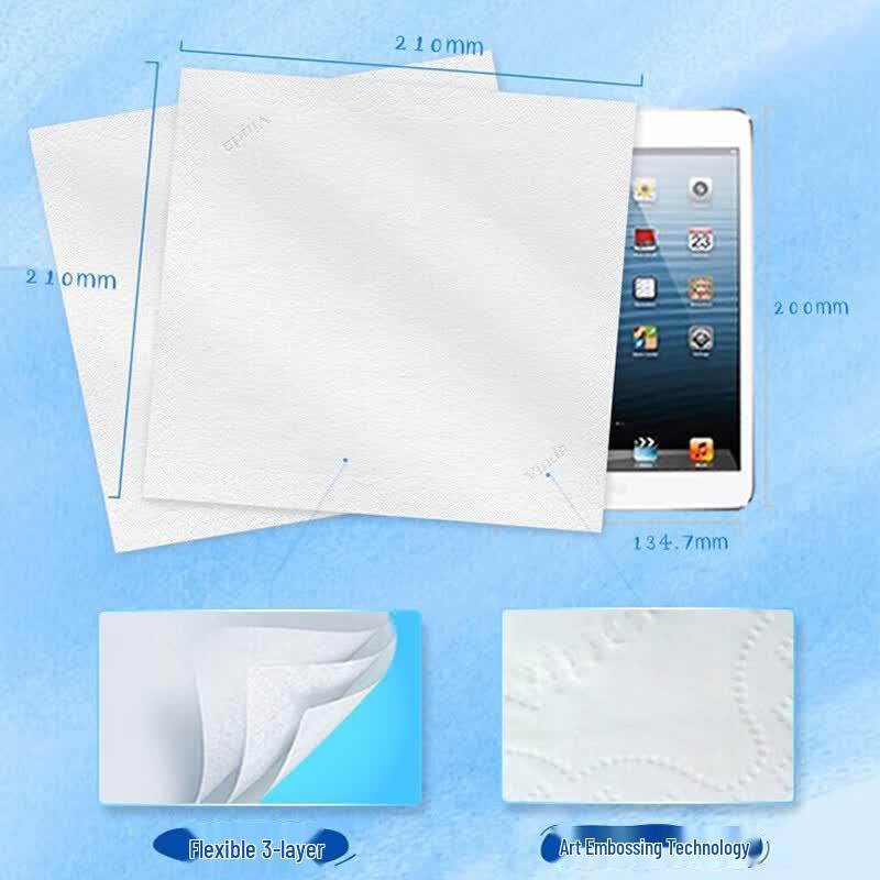 Vinda V0123 3-Ply Mini Portable Facial Tissues, 80 Packs