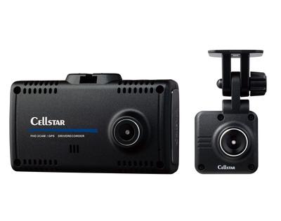 CELLSTAR Видеорегистратор с передней и задней двойной 2 Full HD microSD для парковки, безопасного вождения, GPS, уведомления, данные, сделано, гарантия CS-93FH камеры,