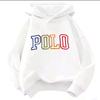 Autumn/Winter children's streetwear hooded sweatshirts, retro rainbow pattern hooded sweatshirtsunisex long-sleeved sweatshirts.