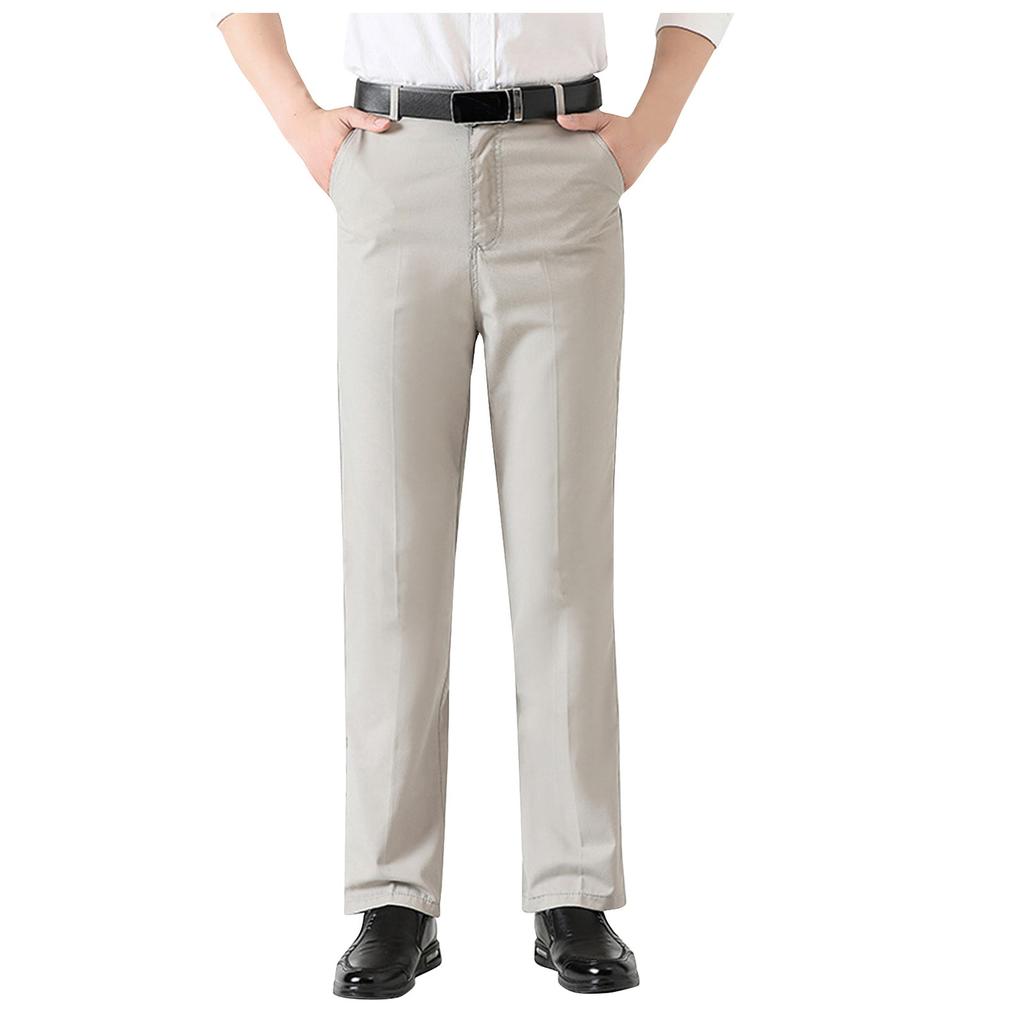 Мужские брюки Business Casual, узкие, прямые, мужские повседневные брюки