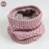 Мужской Женский Зимний Вязаный Бесконечный Шарф Флисовый Нагреватель Шеи Снуд Экстремально Теплый для Молодежи Мальчиков Девочек
