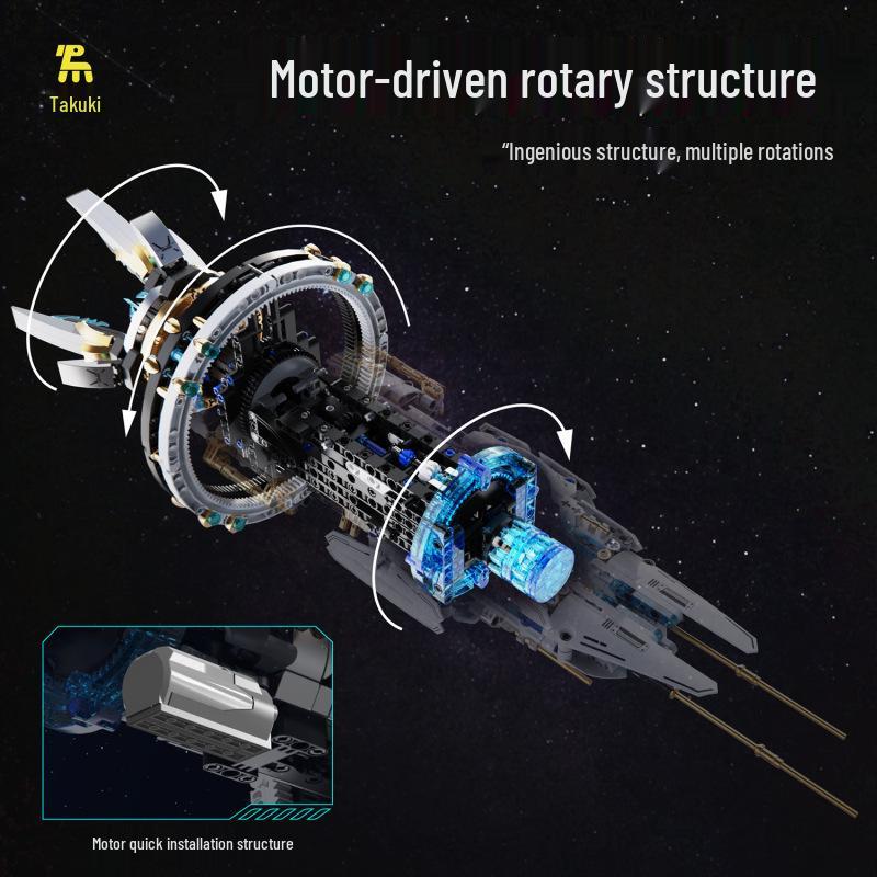 Модель Tuomu T2015 Космический Исследователь: Конструктор Астронавт и Космический корабль Технологичная игрушка