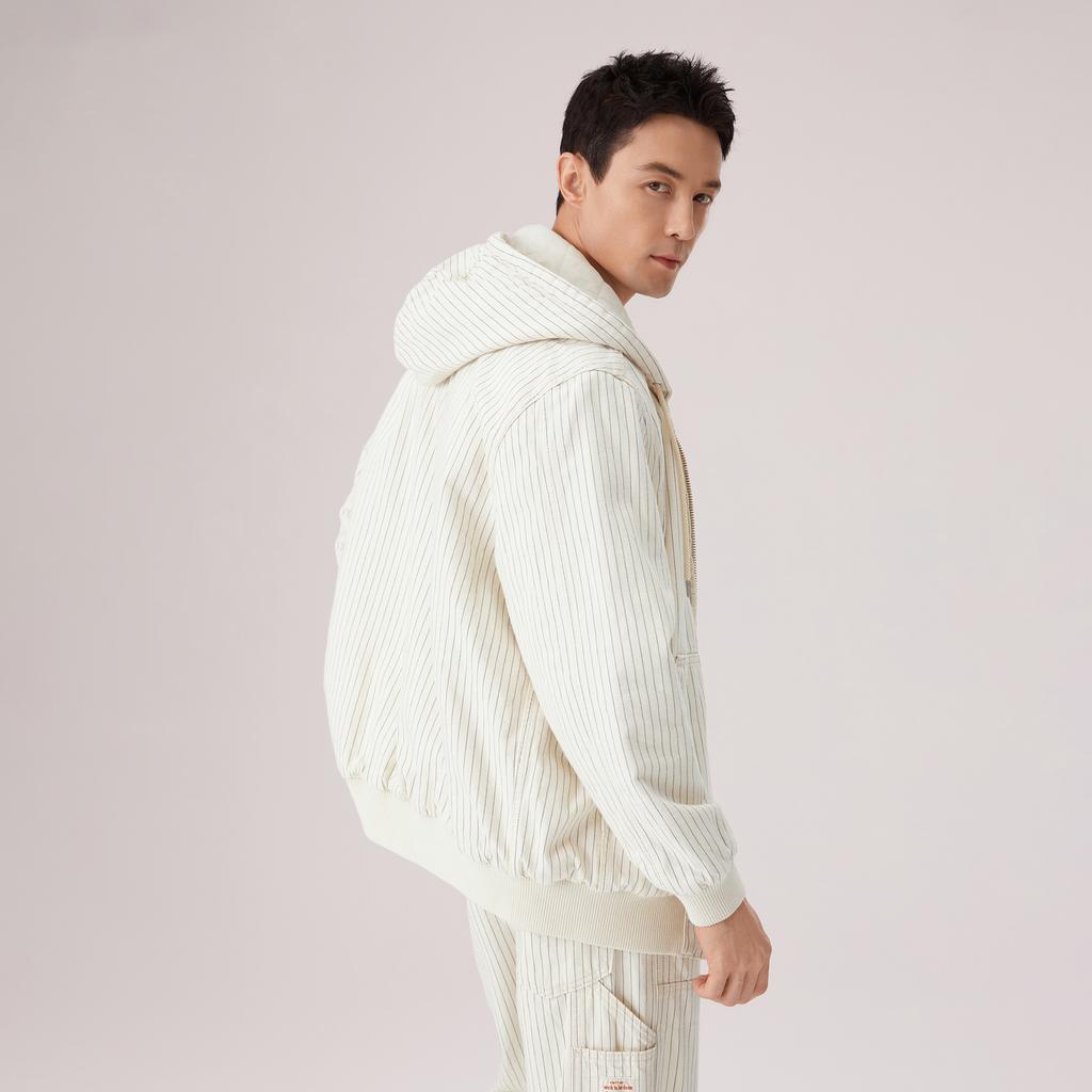 Levis Свободный Классический Дизайн Удобная Ткань Простая Мода Повседневный Универсальный Высококачественная Стеганая Куртка Унисекс куртки A3222-0019