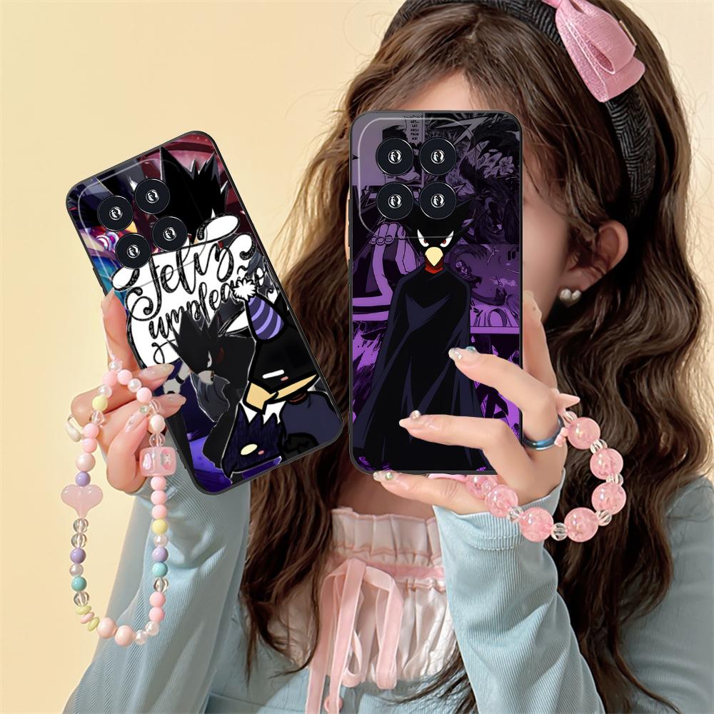 MHA Tokoyami Mobile Phone Case for Xiaomi 15 14 13 12 Mi 11 T Ultra Lite Pro S X 5G Colorful Printing Cover Luxury Smartphone