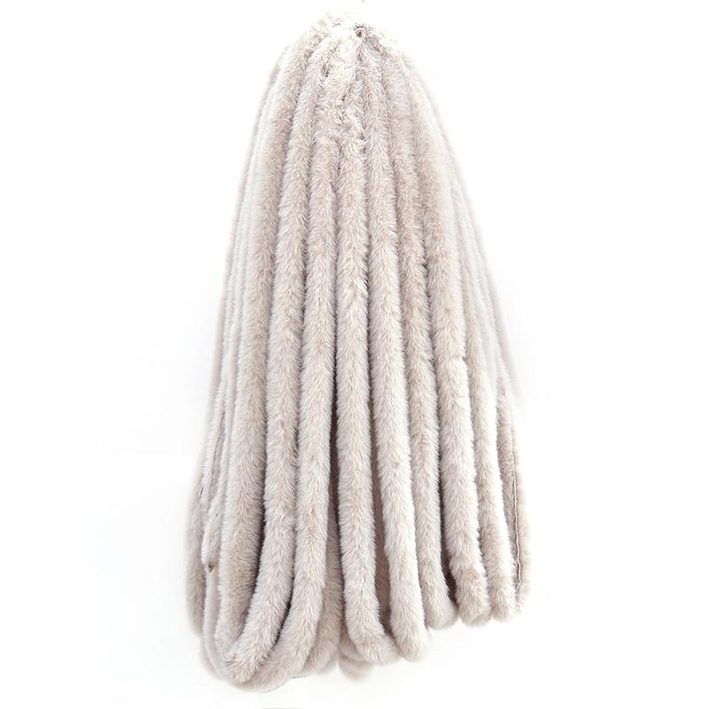 1 м искусственный мех, имитация меха кролика выдры, полоски из кроличьего меха, Рождественский костюм, планка, манжеты, аксессуары, плюшевые полоски