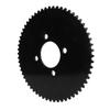65 Teeth 35 Chain Rear Sprocket Carbon Steel 4 Holes 60T Rear Sprocket for DIY Go Karts Light