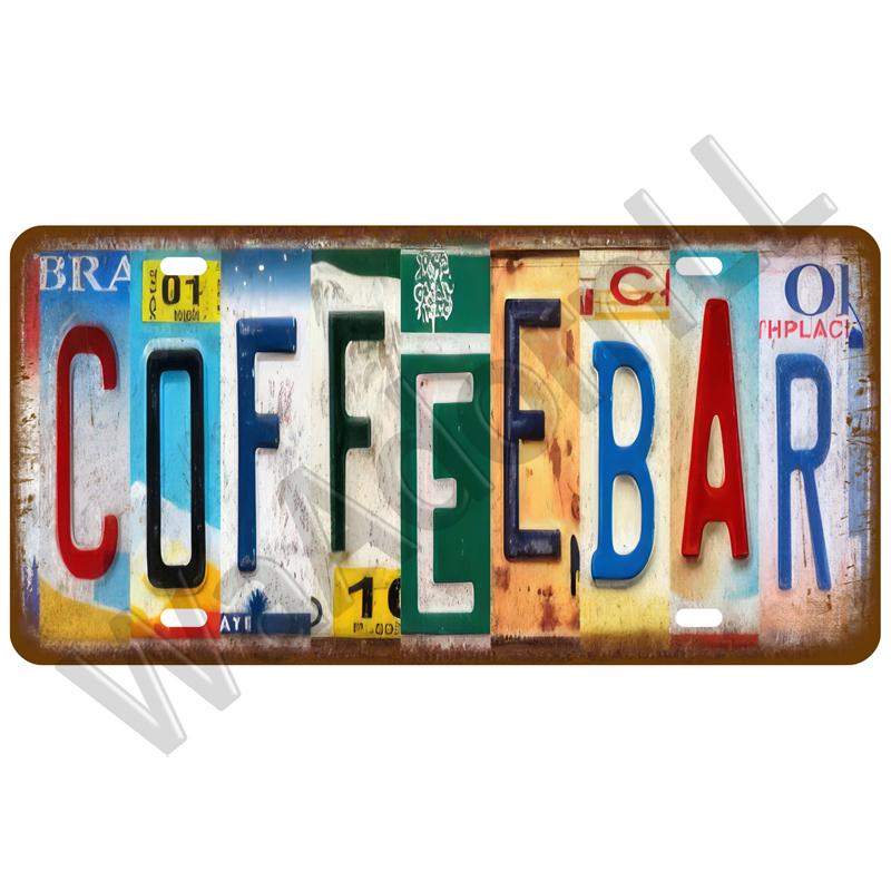 Vintage Metal Sign Brand Cafe Drink Coffee Beer Tin Sign Funny Poster Home Decor For Bar Pub Club Man Cave Wall Decoration Art
