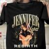 НОВАЯ футболка Jennifer Lopez Rebirth Anniversary Gift For Fan Черная Все размеры KH03 Унисекс