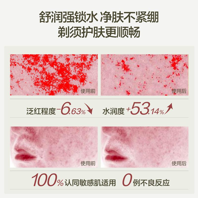 HBN Men's Cleansing Milk Refreshing Oil Control Ice American style Cleansing Milk Acne Removing and Pore Cleaning Amino Acid Facial Cleanser