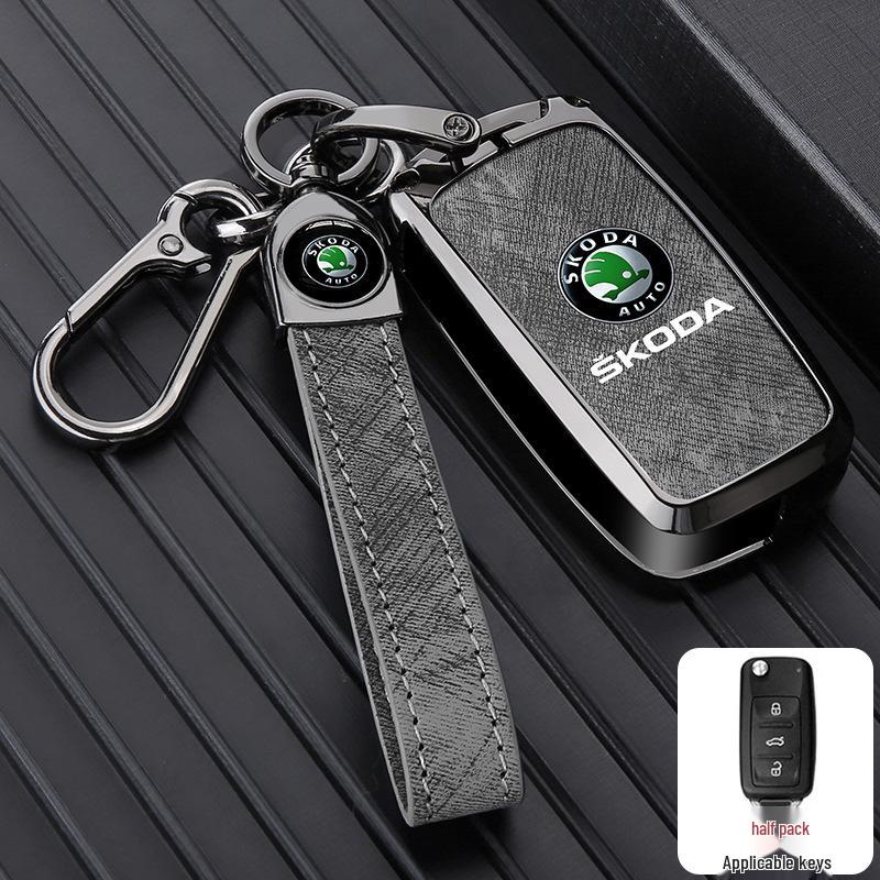 Чехол для ключа Skoda для моделей Octavia, Superb, Kamiq, Scala, Karoq, Yeti