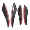 4Pcs Set Universal Carbon Fiber Bumper Canards Lip Spoiler Fit for Honda