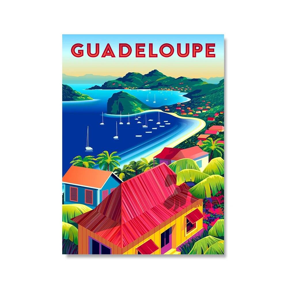 Италия, Африка, Марокко, путешествия, винтажный домашний декор, пейзаж, традиционный пляжный постер, ретро, ​​винтажная Настенная картина для гостиной, без рамки