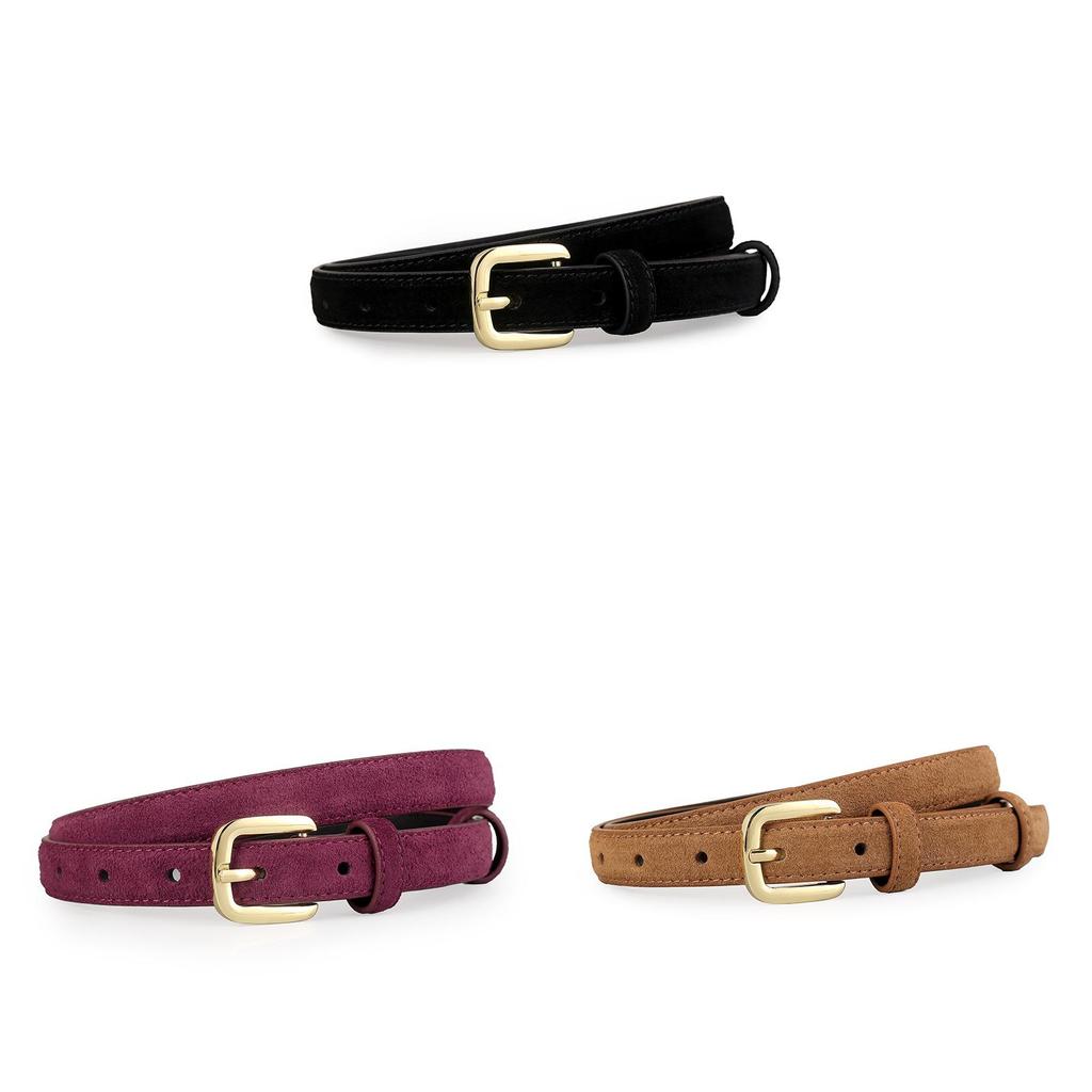 Women Leather Belt With Alloy Buckle For Business And Casual Wear