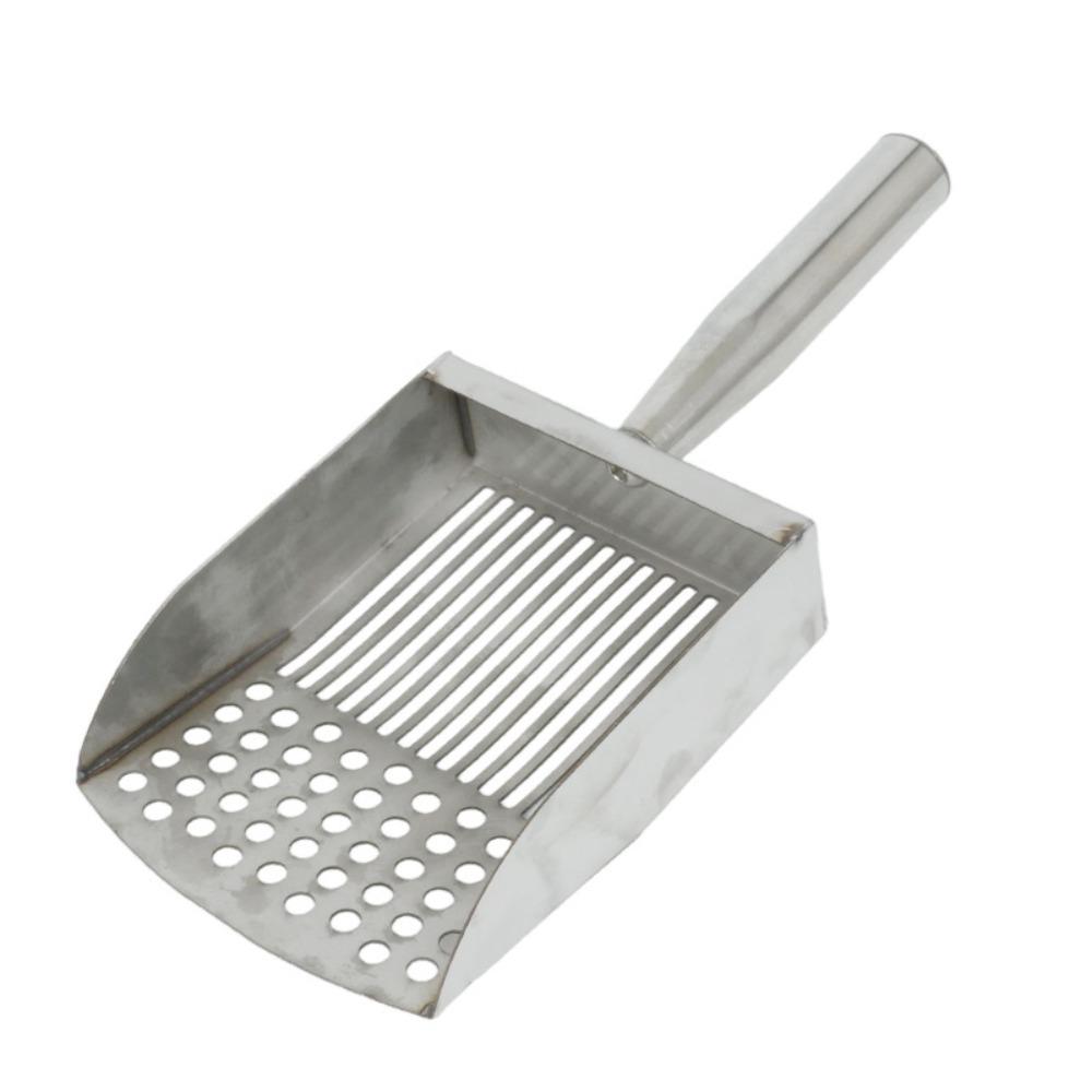 Stainless Steel Sand Sifter Handheld Beachcombing Scoop Clam Digging Shovel Shell Collecting