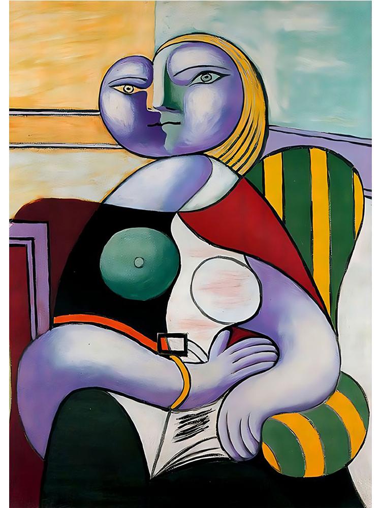 Абстрактное искусство Пабло Пикассо, классическое произведение искусства, постер, холст, живопись, винтажное настенное искусство для современного музея, галереи, домашний декор, подарок