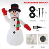 8 Ft Christmas Inflatable Snowman Decoration Home Decorations Yard LED Lights Outdoors Ornaments