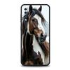 Черно-белые скачущие лошади Чехол для Samsung A56 A36 A26 A24 A16 A14 A12 A32 A50 A70 A20E A20S A22 A34 A54 A42 A52 5G A06 Обложка
