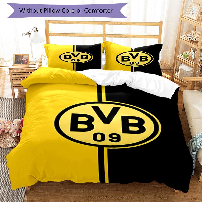3pcs BVB Bedding Set Duvet Cover Closure Includes 1 Duvet Cover & 2 Pillowcases, Soft and Comfortable for All Seasons.