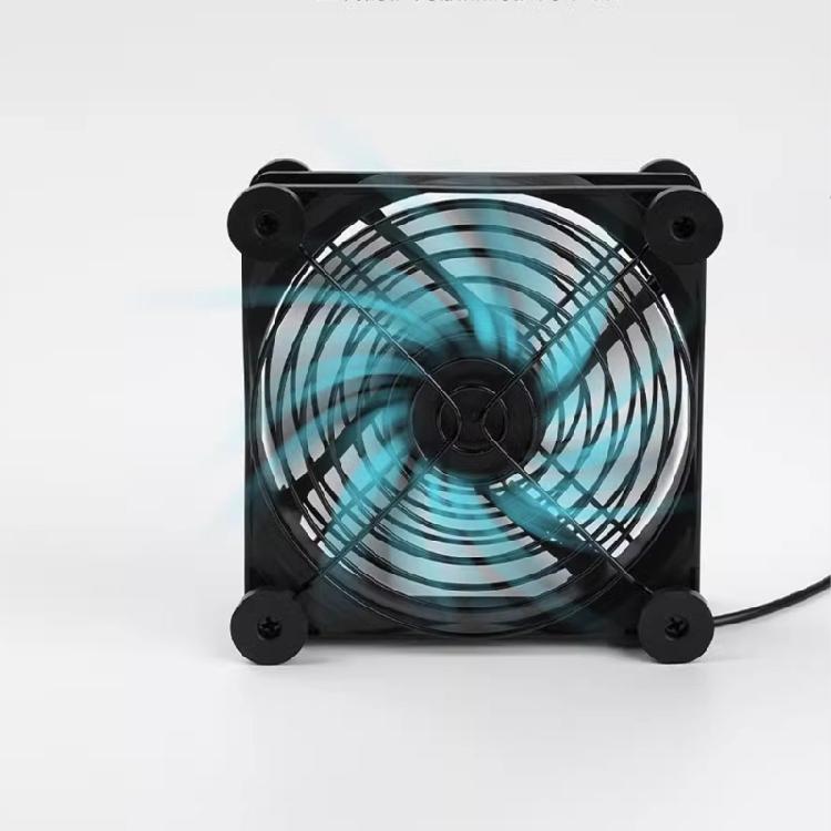 120mm Cooling Fan with USB Connection for Electronics, Server Racks, Networking Cabinets and Laptop Overheating Prevention