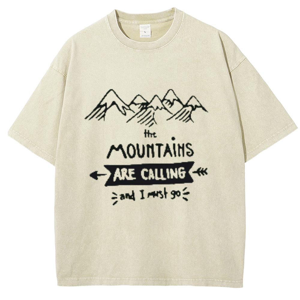 Винтажная повседневная женская футболка с принтом пик, расписанная вручную, стираная джинсовая ткань, свободный круглый вырез, короткий рукав, стиль унисекс