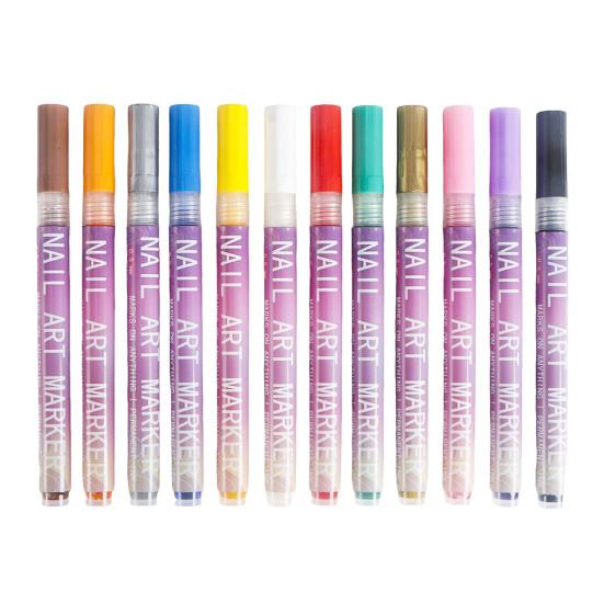 45659 Наборов 12 Цветов Ручки для Нейл-арта Сделай Сам Гель для Ногтей