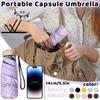 Sun Umbrella Small Portable Capsule Umbrella Rain Umbrella Women's Sunny And Rainy Dual-use Parasol Sun Umbrella