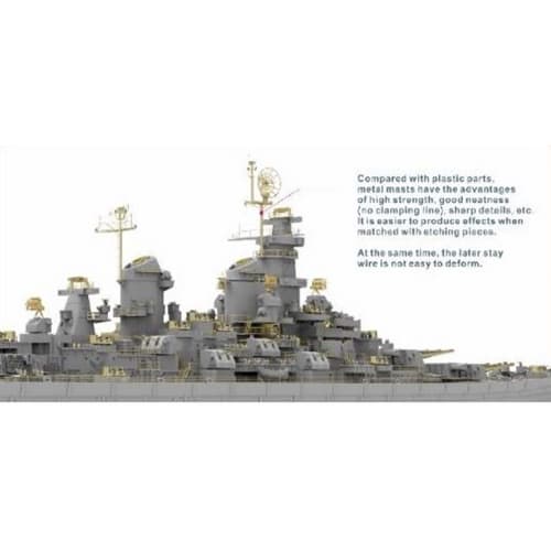 Veryfire 1/700 Линкор ВМС США Миссури BB-63 Делюкс Издание Пластиковая Модель Kit VFM700909DX