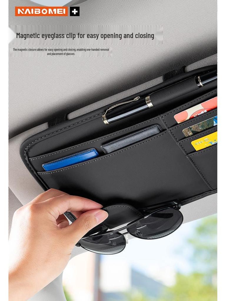 Car Document Holder, Sun Visor, and Glasses Clip for Oshan X5/X7/Z6/Cosay 3/5/6Pro Models.