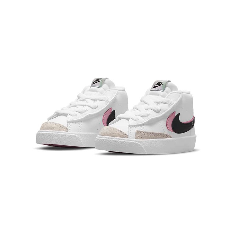 Nike Blazer Mid 77 SE TD Double Swoosh — белые детские кроссовки Arctic Punch черные DD1849-101