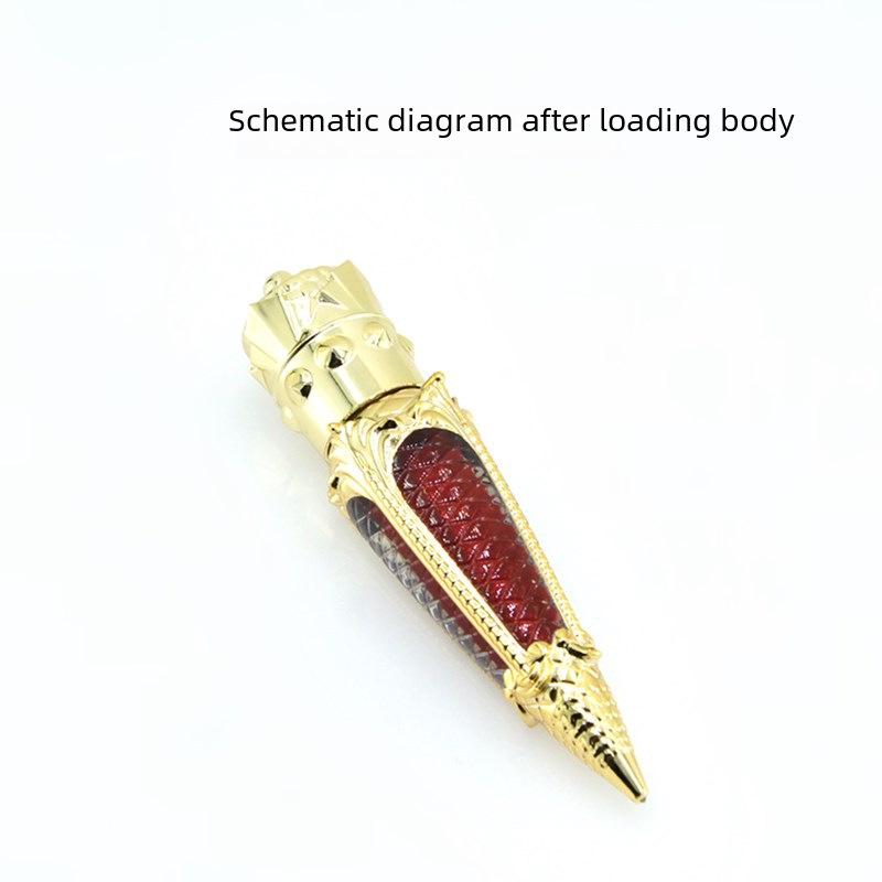 3 мл тюбик блеска для губ Golden Carrot - флакончик с индивидуальным дизайном