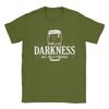 Streetwear T Shirt Funny Hello Darkness Old Friend Beer Parody Pure Cotton T Shirts Novelty Tee Shirt for Unisexs Summer Clothes