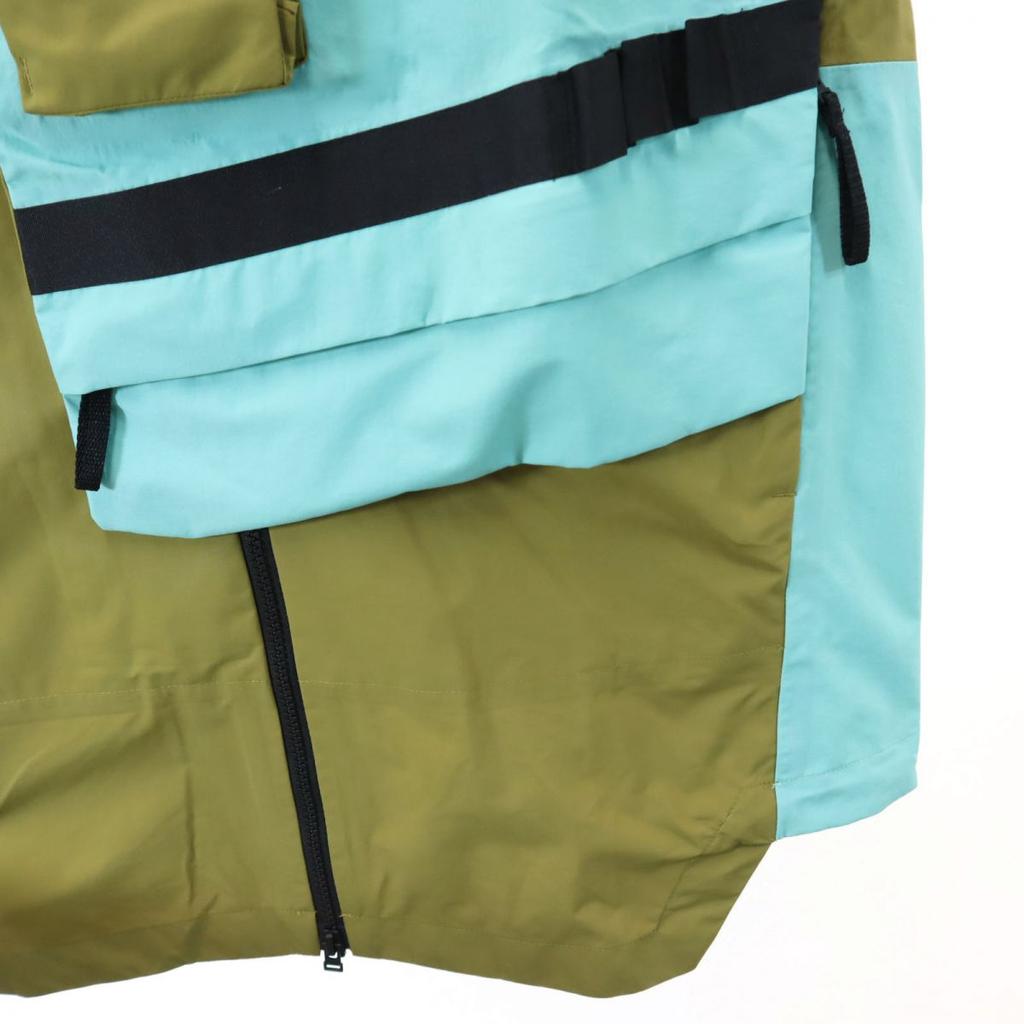 Adidas TERREX Нейлоновая куртка M Хаки капюшон Мужская Б/У