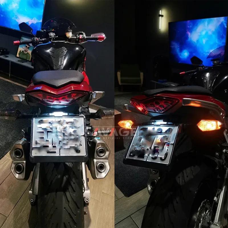 License Plate Holder For KAWASAKI VERSYS 650 1000 NINJA Z1000 Z1000SX Motorcycle Accessories LED Tail Tidy Fender Eliminator