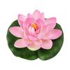 Искусственные плавающие пенопластовые лотосы Разноцветные искусственные цветы лотоса Дисплей-шарм для декора пруда и сада
