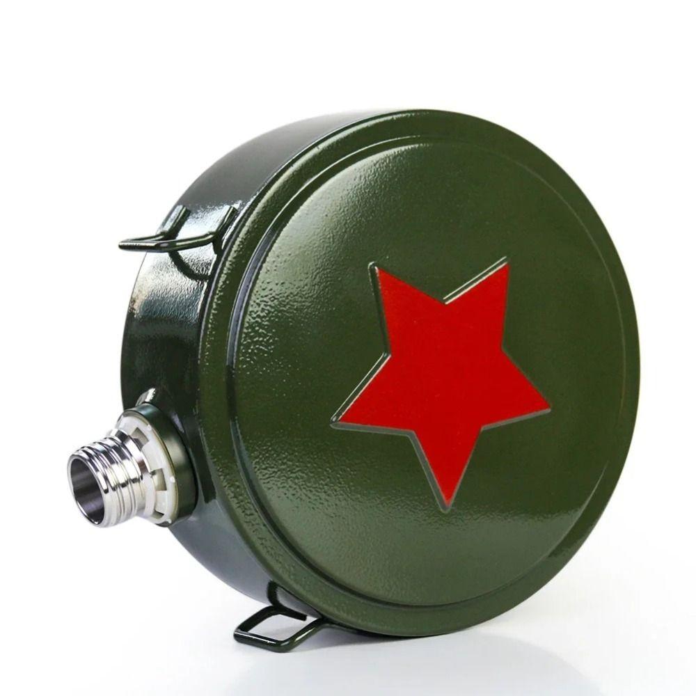 500/800ml Hip Flask Pentagram Pattern Outdoor Water Bottle Durable Wine Pot Camping