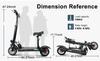 EU Warehouse EMOKO New HVD-3 Urban Adult Electric Scooter 800W 48V15AH Battery Electric Scooter 10 inch Tire Electric Scoote
