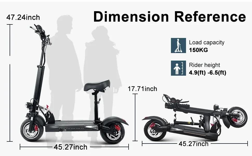 EU Warehouse EMOKO New HVD-3 Urban Adult Electric Scooter 800W 48V15AH Battery Electric Scooter 10 inch Tire Electric Scoote