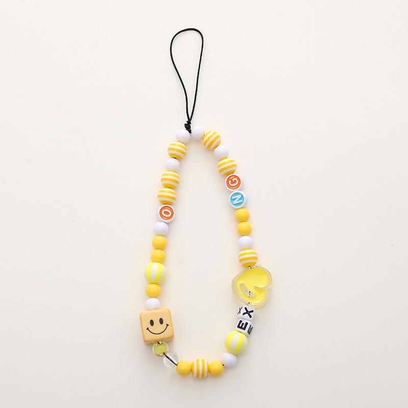 Красочный мультяшный чехол для телефона с ремешком и электропокрытием в квадратную клетку