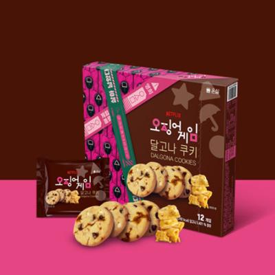 [Дичь из кальмаров] Печенье Далгона 144 г (3 варианта)