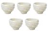 Набор из 5 резных чайных чашек Кохики x Сэнтя Керамический Сэтомонохонпо [9.1 6.7см (240 куб.см)] (Фаянсовая посуда)