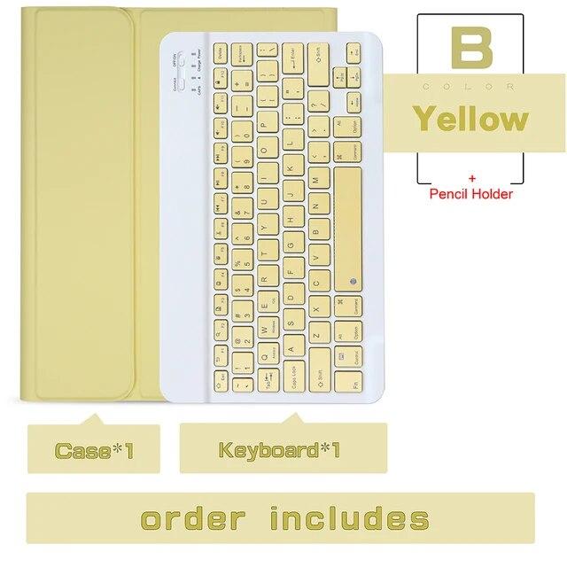 Клавиатура Беспроводная мышь для iPad Pro 11 Case 2021 2020 iPad Air 4 Case 10.2 IPad 9-го и 10-го поколения Case 2021 Mini 6 Case Air 2