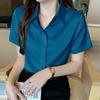 Женская летняя новая рубашка с короткими рукавами