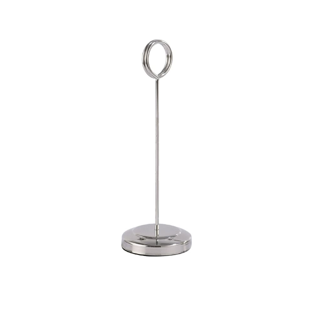 Stainless Steel Table Number Holder Round Card Holder New Paper Stand