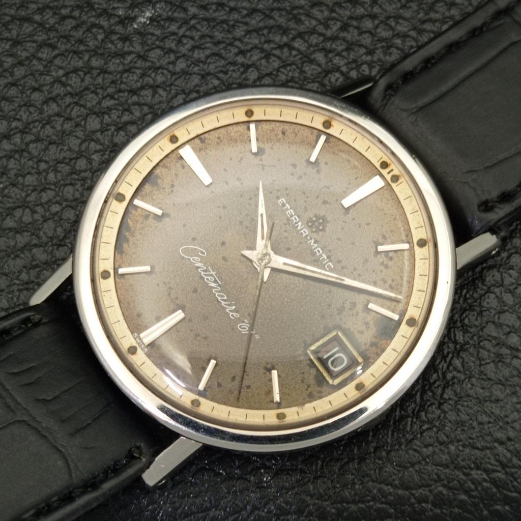 Б/У ETERNA-MATIC AUTOMATIC CENTENAIRE 61 ШВЕЙЦАРСКИЕ МУЖСКИЕ ЧАСЫ a432200-2