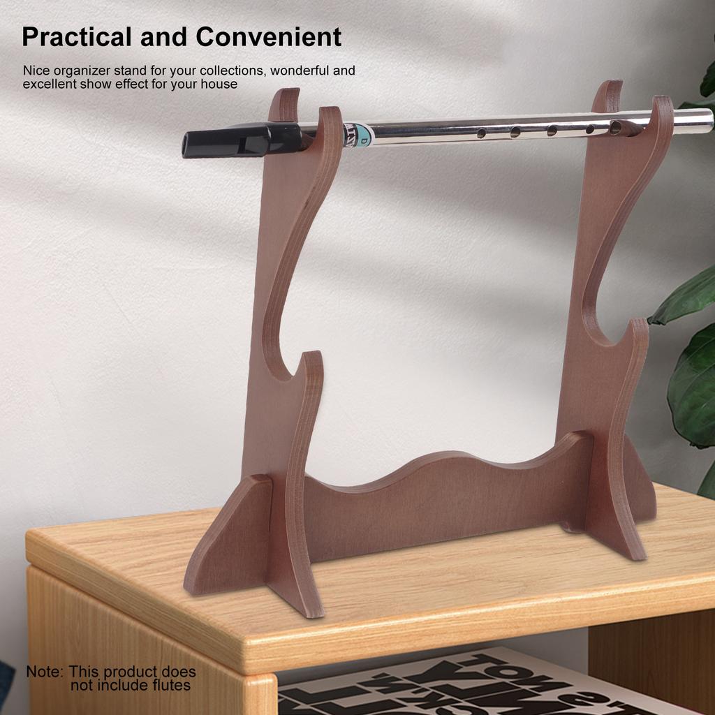 Flute Stand Desktop Flute Stand Display Holder Support Double Layer Storage Lightweight Violin Bows Rack Organization Storage for Universal Flute