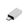 Адаптер USB 3.0 Female to Micro USB OTG и кард-ридер, алюминиевый сплав