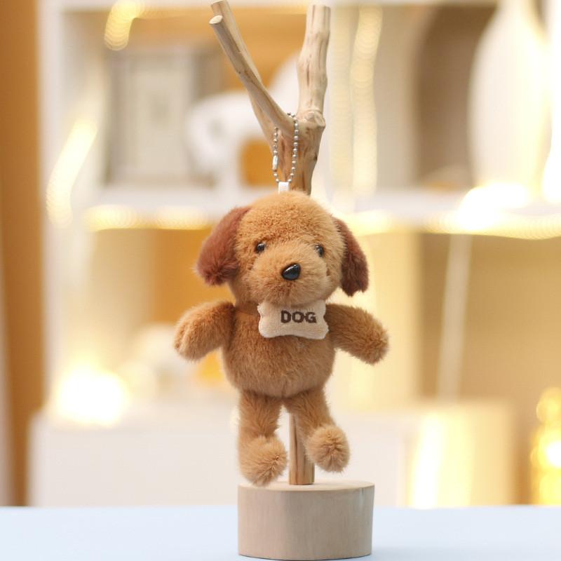 Мультяшная мягкая игрушка-собака с косточкой Для детей и коллекционеров Наполнитель: полипропиновый хлопок