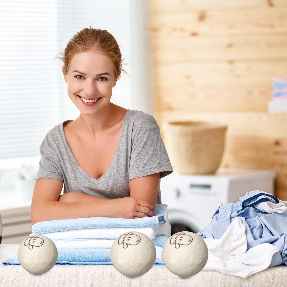 6Pcs 7 cm 6 Pack Anti-static Wrinkle Laundry Dryer Spheres Household clothes quick drying